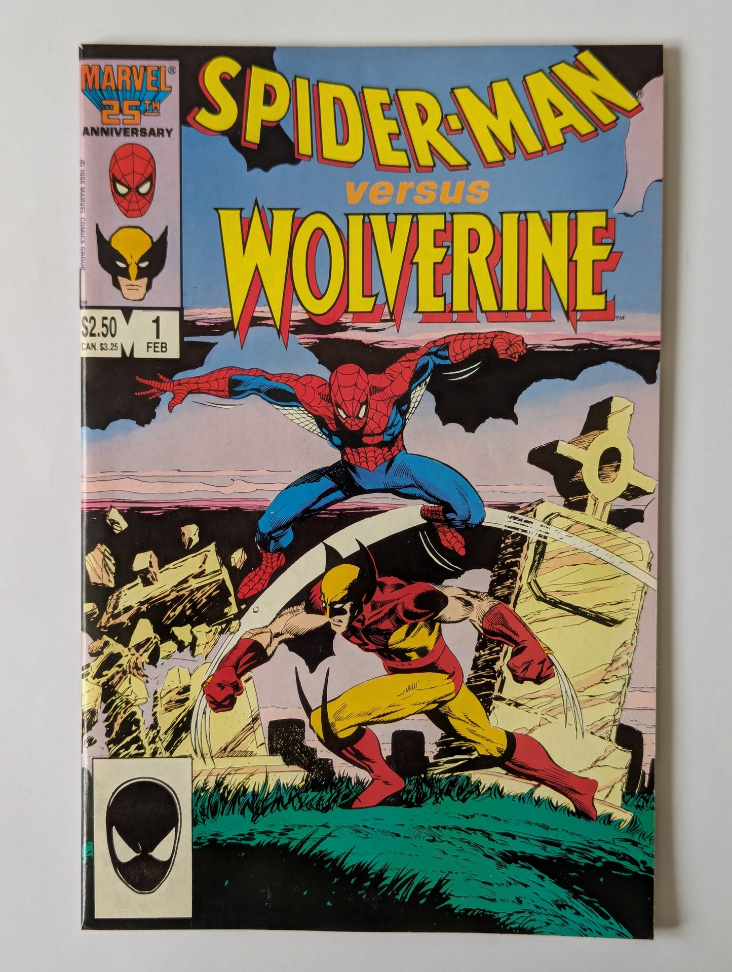 Spider-Man versus Wolverine #1 Marvel Comic Book