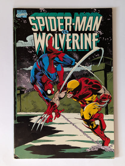 Spider-Man vs Wolverine Marvel Comic Book