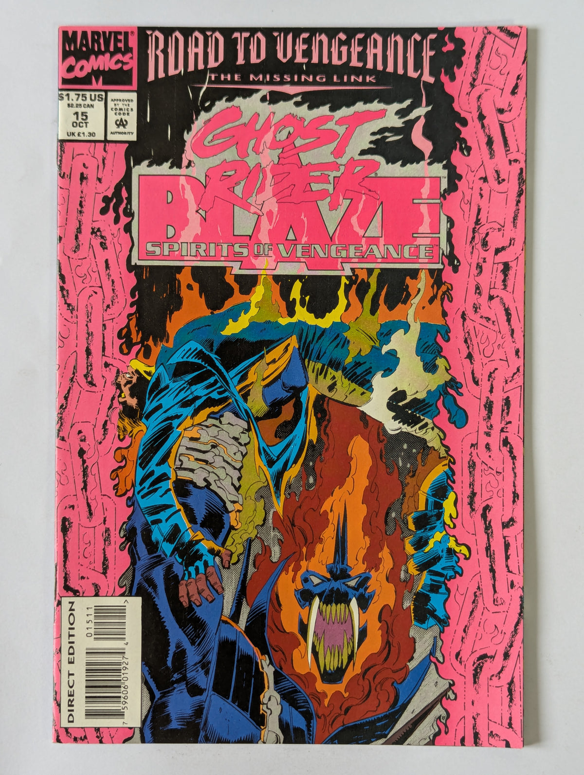 Spirits of Vengeance #15 Marvel Comic Book
