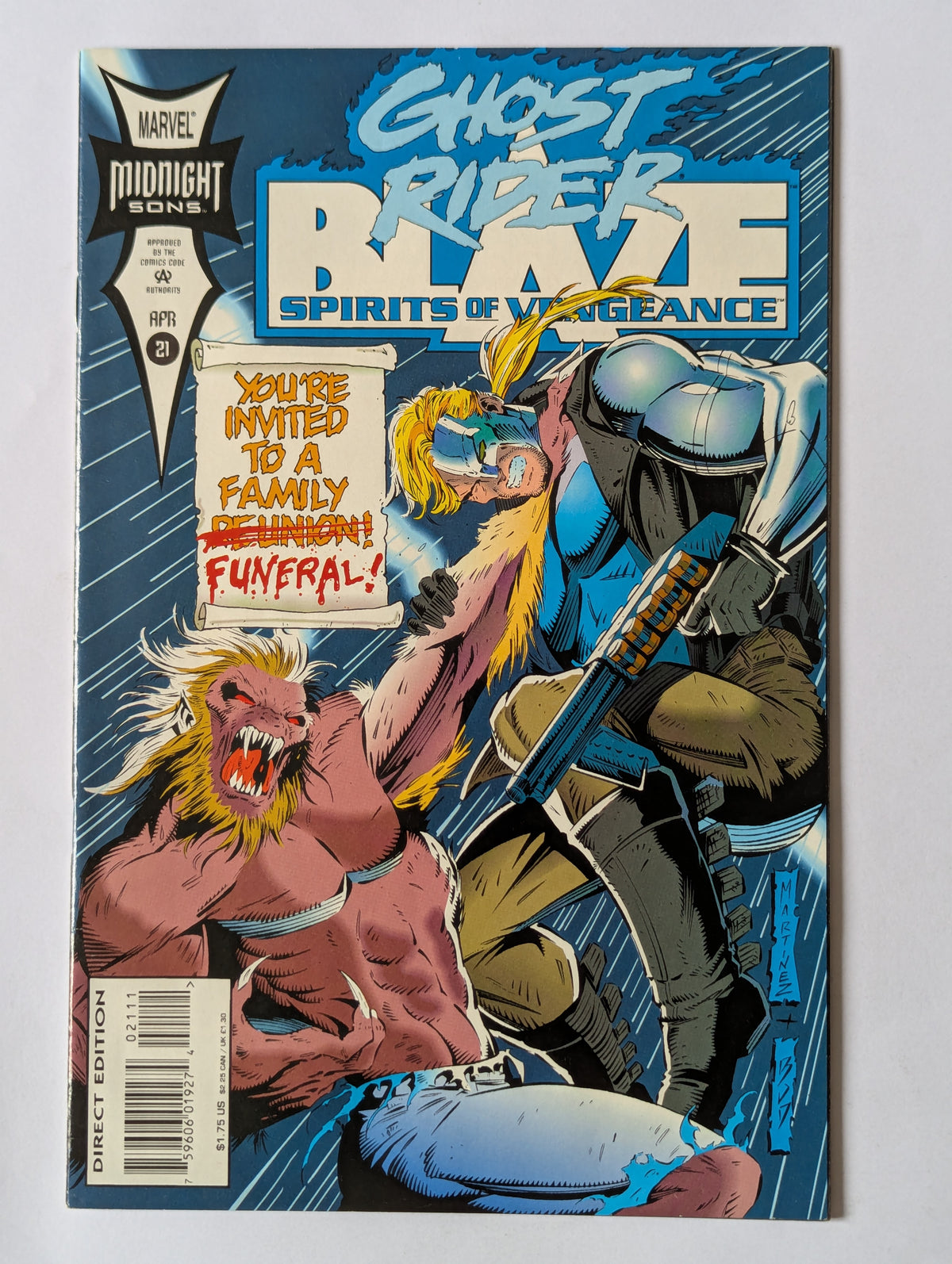 Spirits of Vengeance #21 Marvel Comic Book