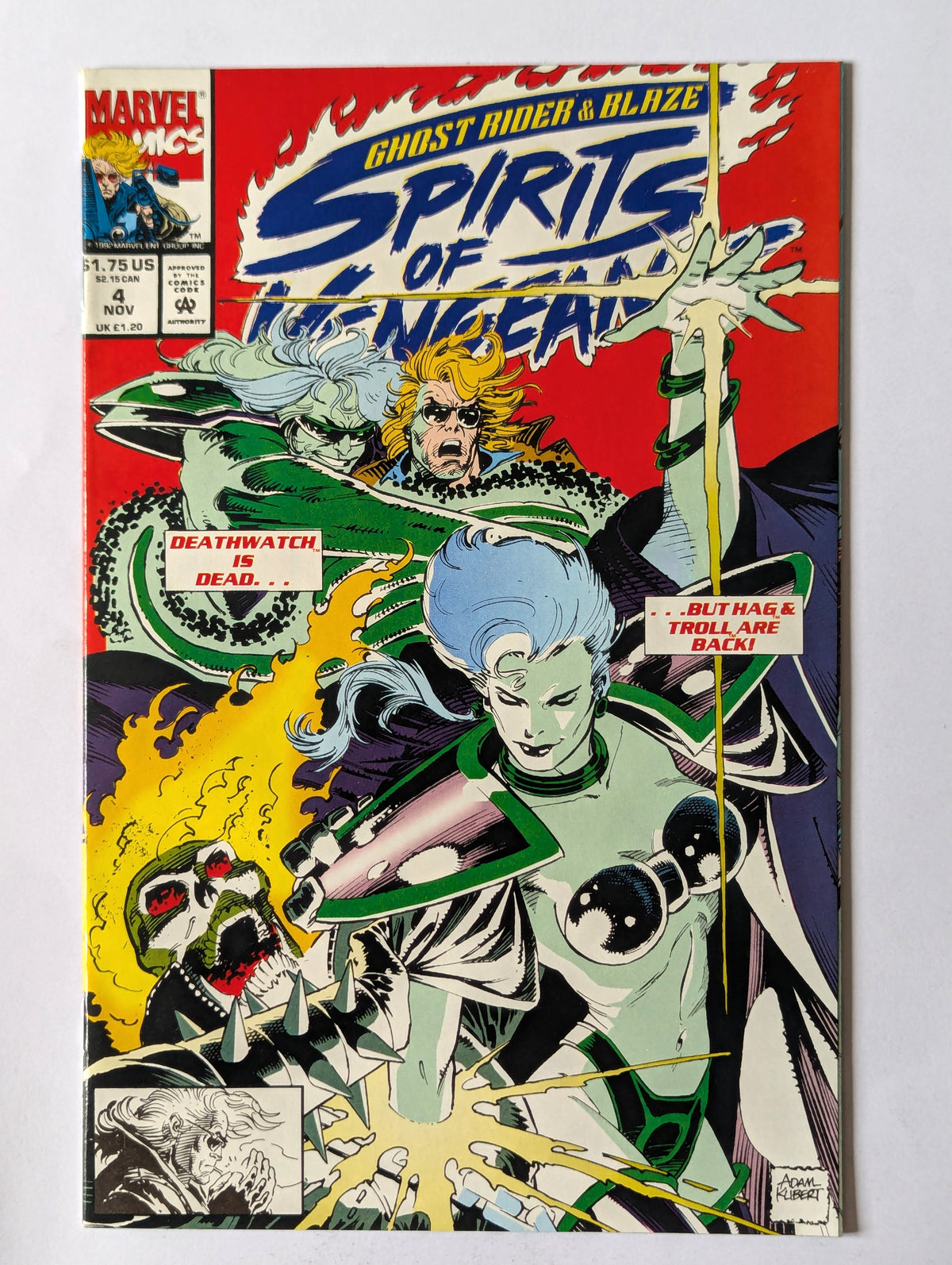 Spirits of Vengeance #4 Marvel Comic Book