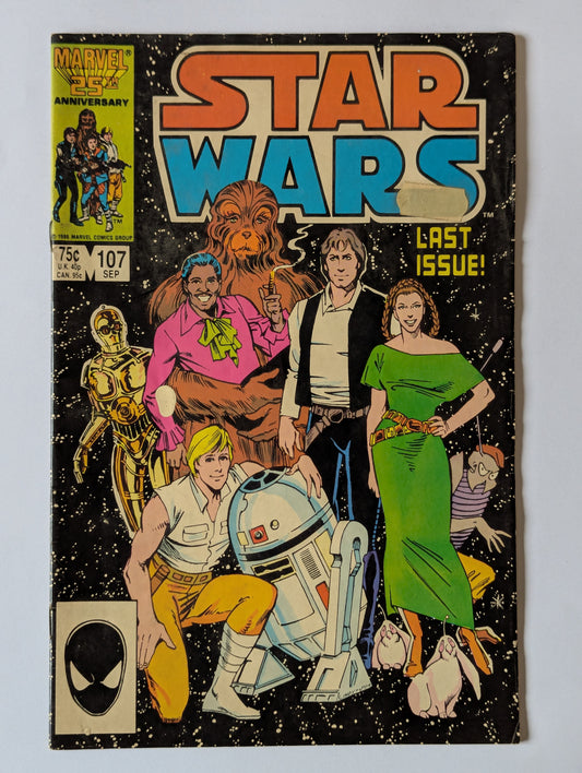 Star Wars #107 Marvel Comic Book