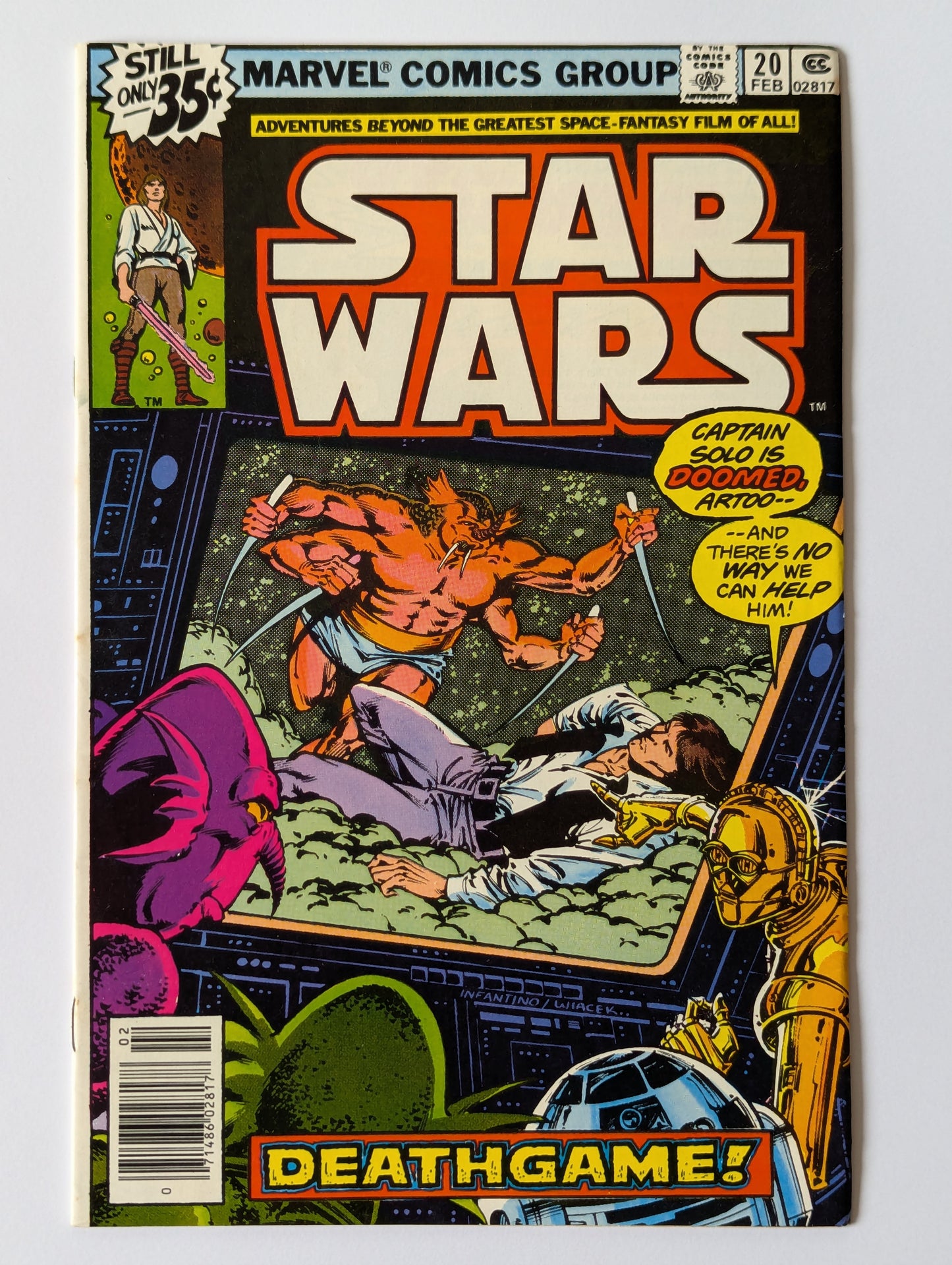 Star Wars #20 Marvel Comic Book