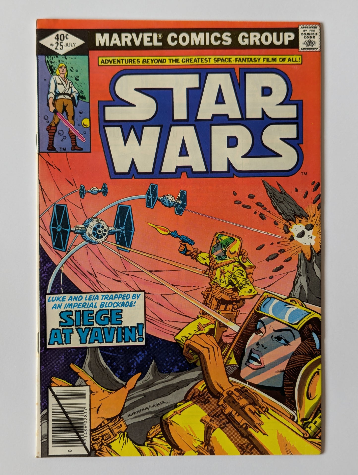 Star Wars #25 Marvel Comic Book