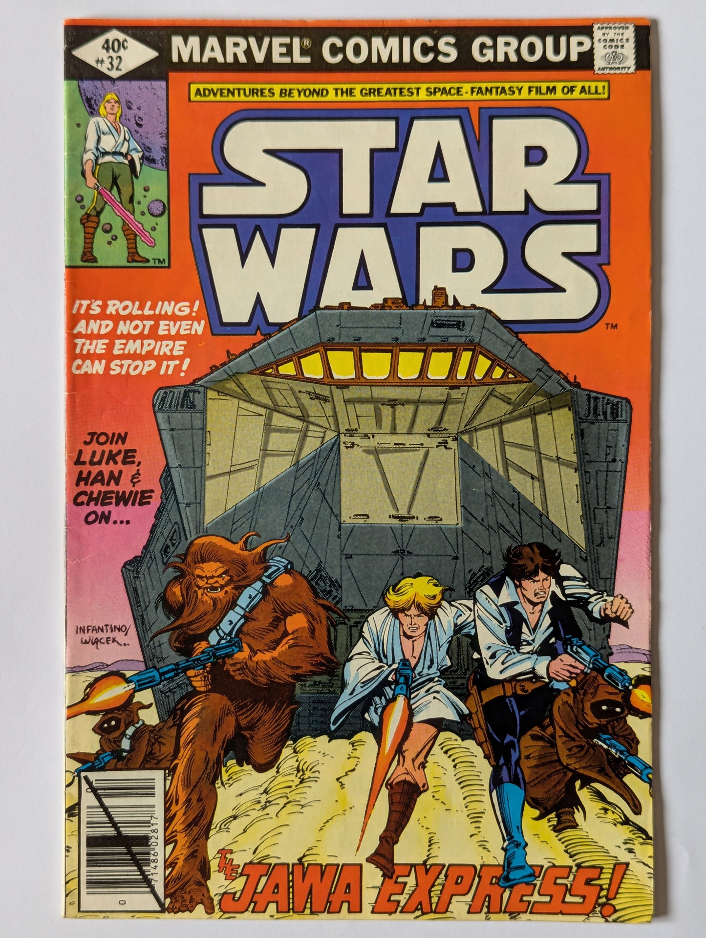 Star Wars #32 Marvel Comic Book