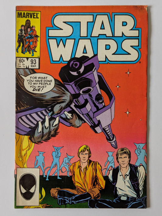 Star Wars #93 Marvel Comic Book