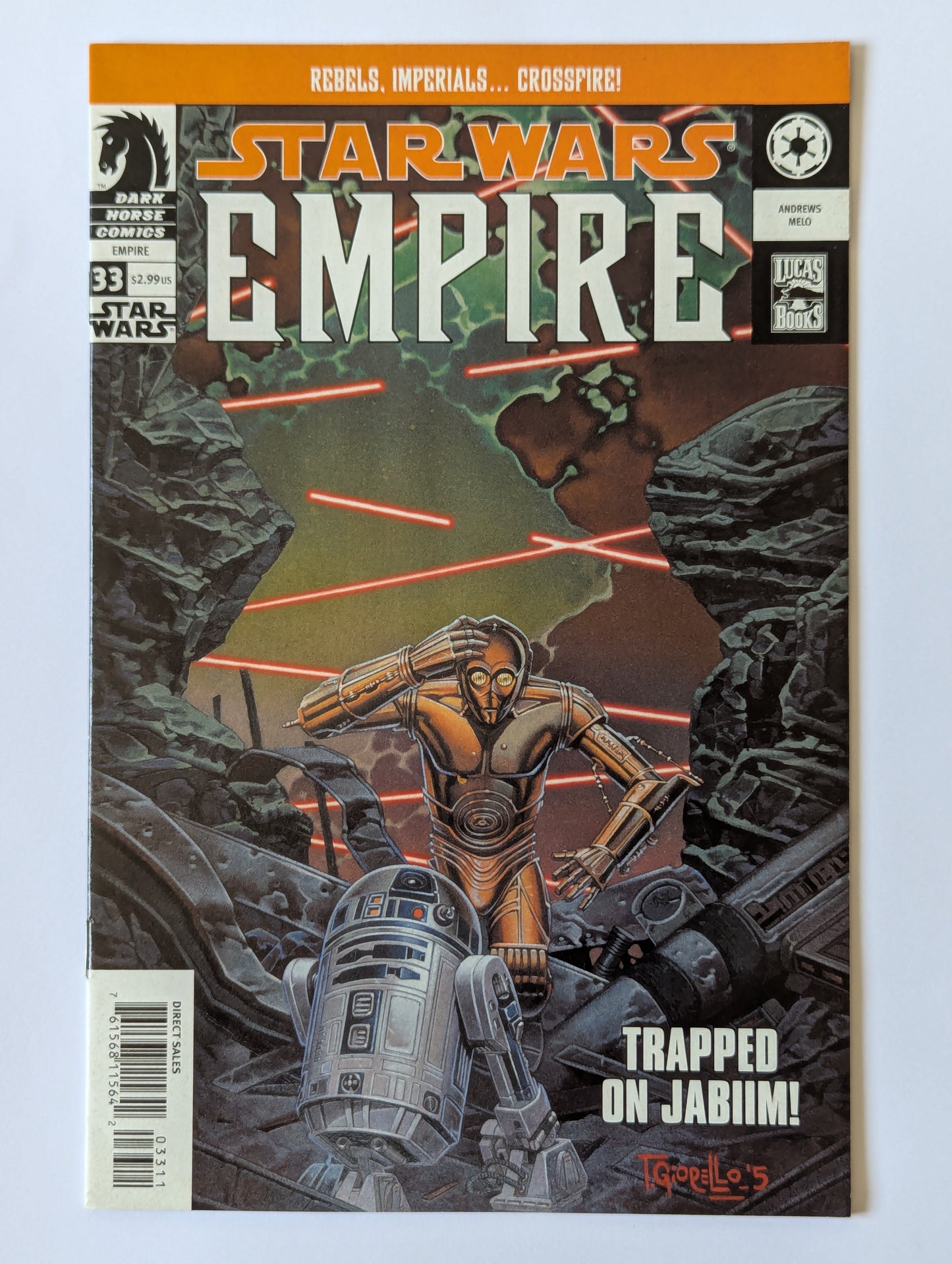 Star Wars Empire #33 Dark Horse Comic Book