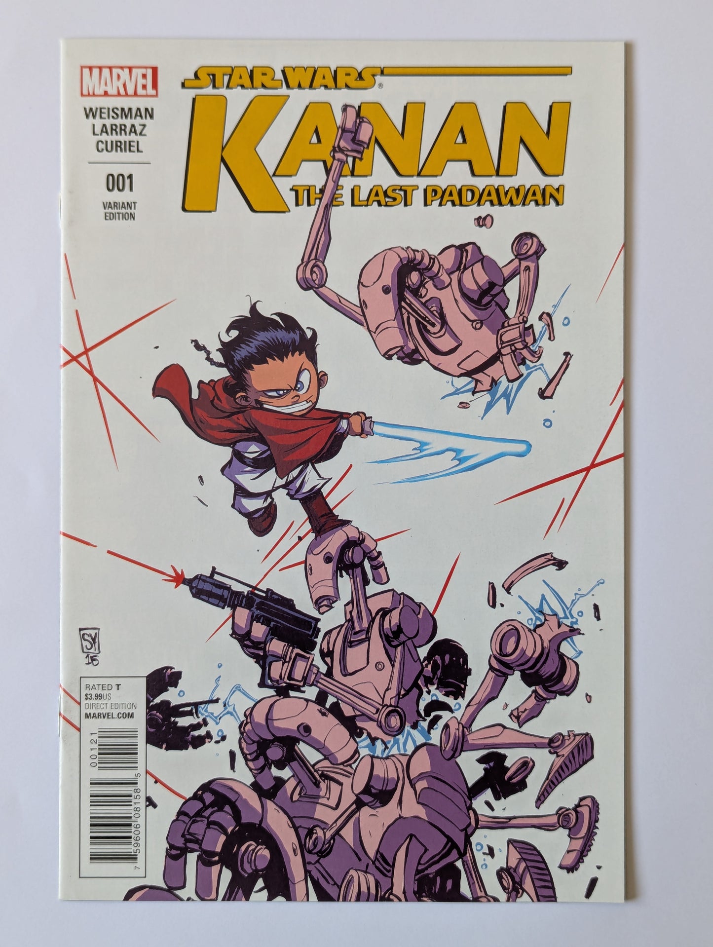 Star Wars Kanan the Last Padawan #1 Skottie Young Variant Marvel Comic Book