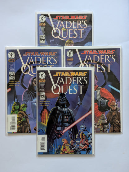 Star Wars Vader's Quest Dark Horse Comic Book Set