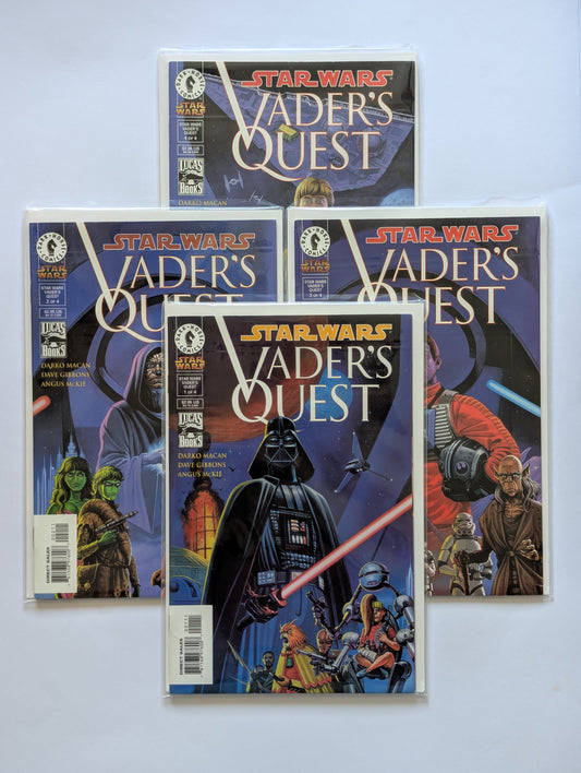 Star Wars Vader's Quest Dark Horse Comic Book Set