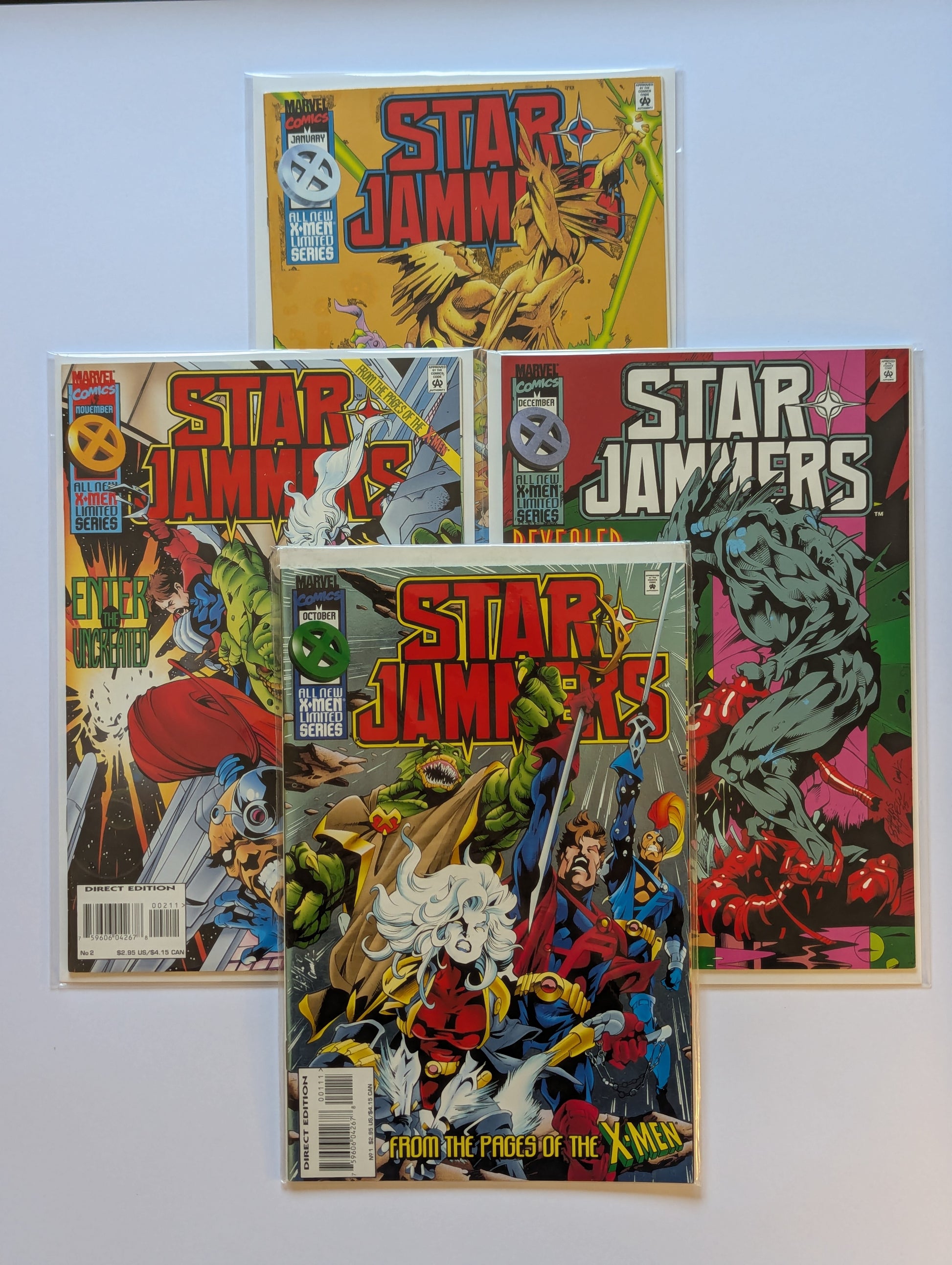 Starjammers Limited Series Marvel Comic Books