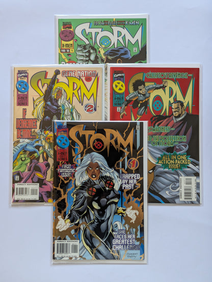 Storm #1-4 Limited Series Marvel Comic Book Set