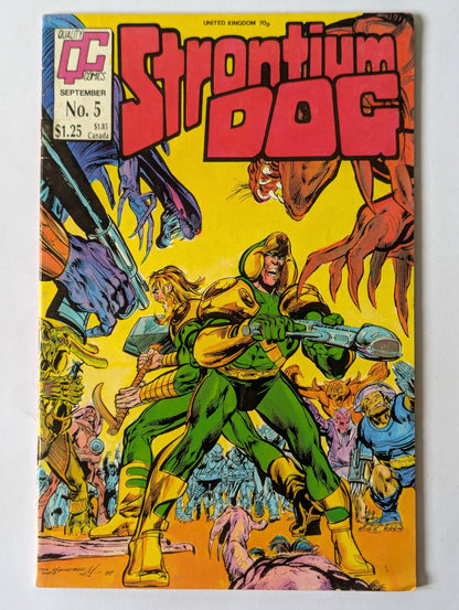 Strontium #5 Fleetway Comic Book