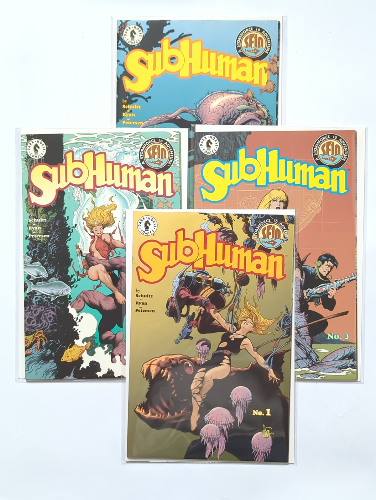 Subhuman #1-4 Complete Limited Series Dark Horse Comic Book Set