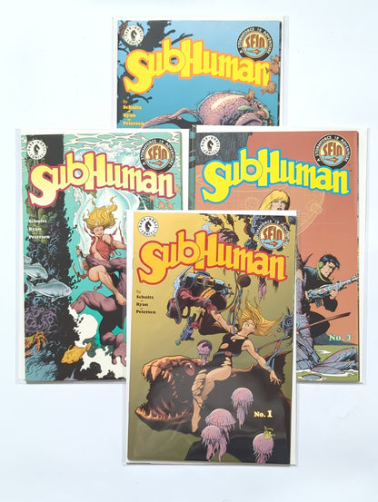 Subhuman #1-4 Complete Limited Series Dark Horse Comic Book Set
