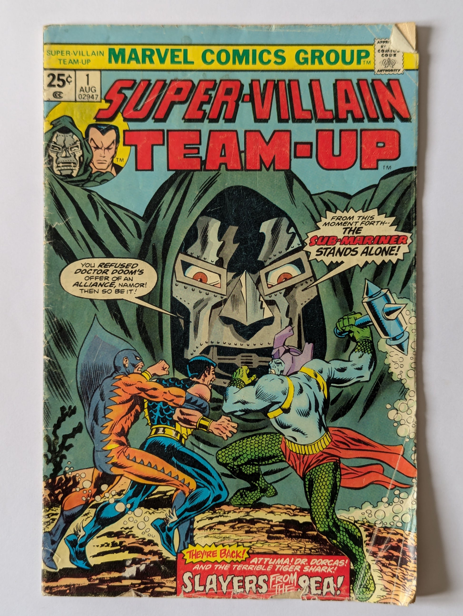 Super-Villain Team-Up #1 Marvel Comic Book