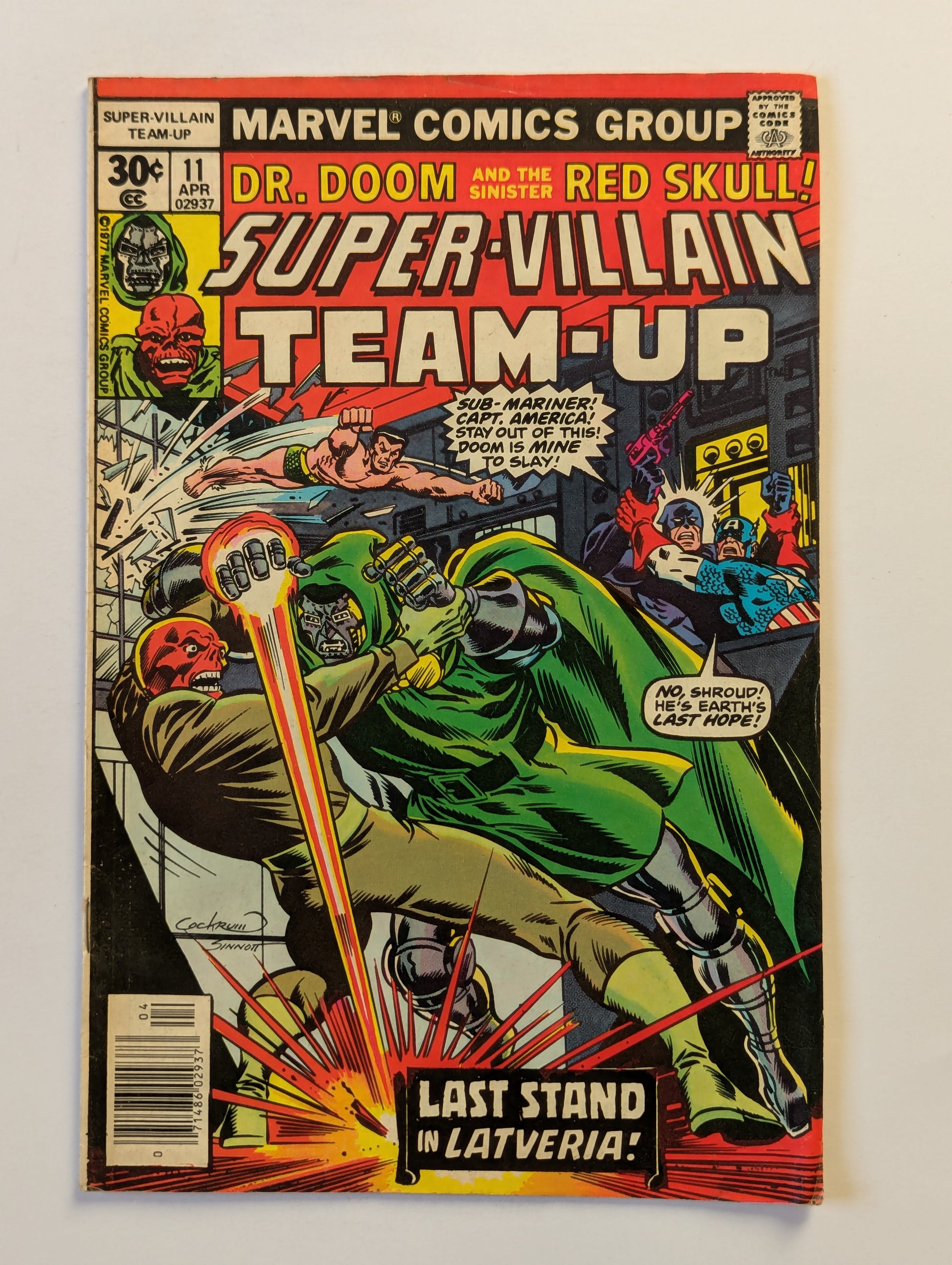 Super-Villain Team-Up #11 Marvel Comic Book