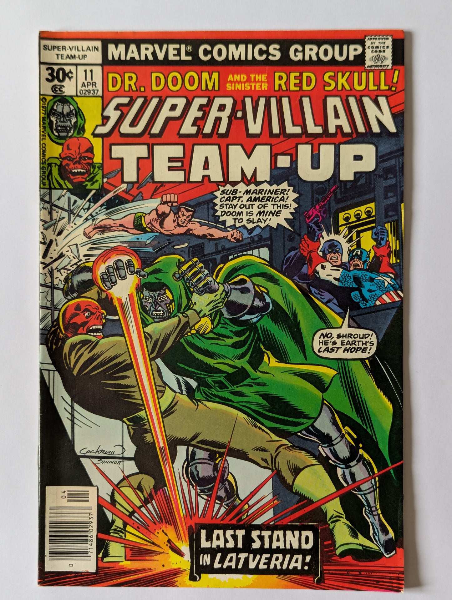 Super-Villain Team-Up #11 Marvel Comic Book
