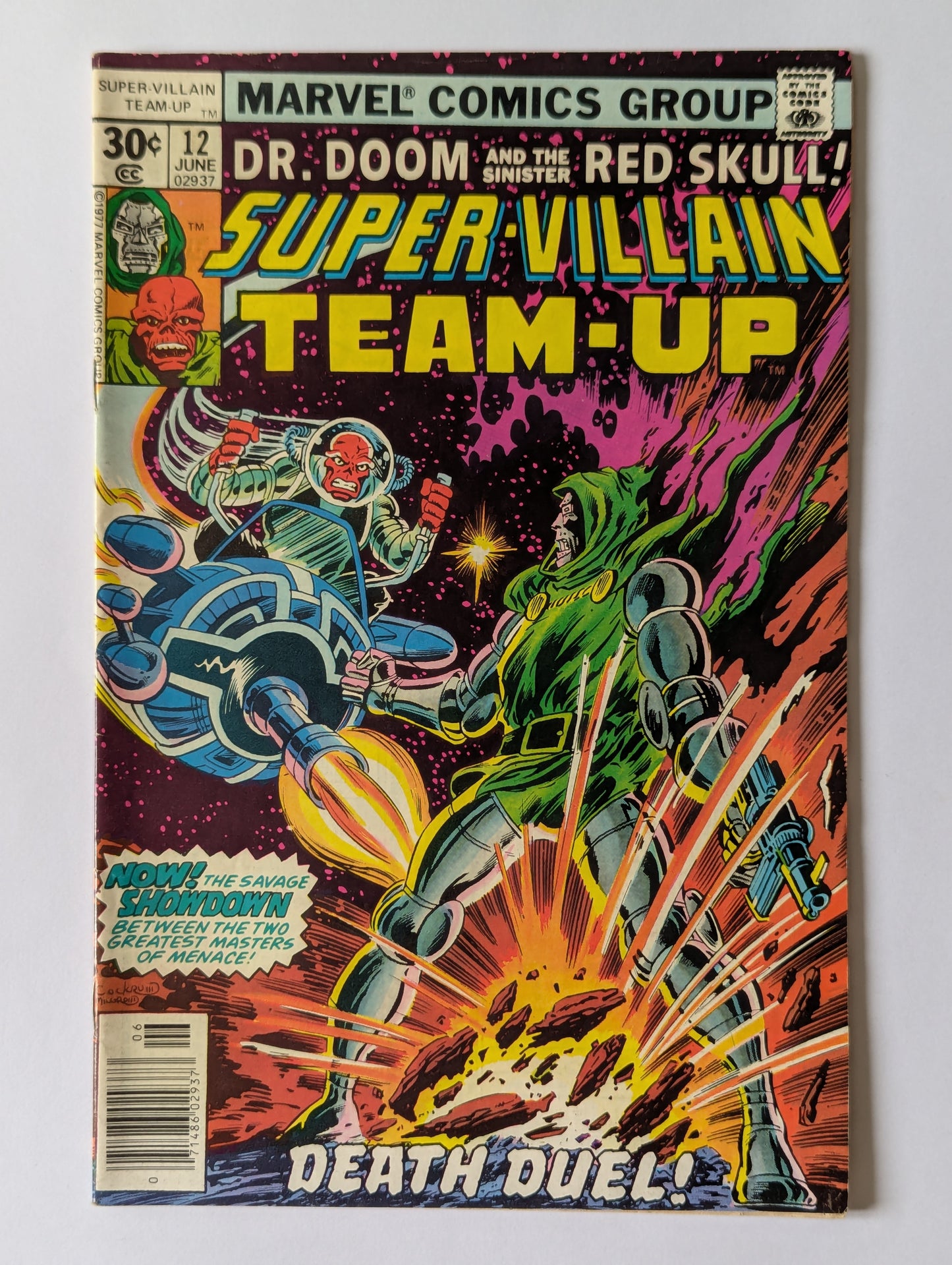 Super-Villain Team-Up #12 Marvel Comic Book