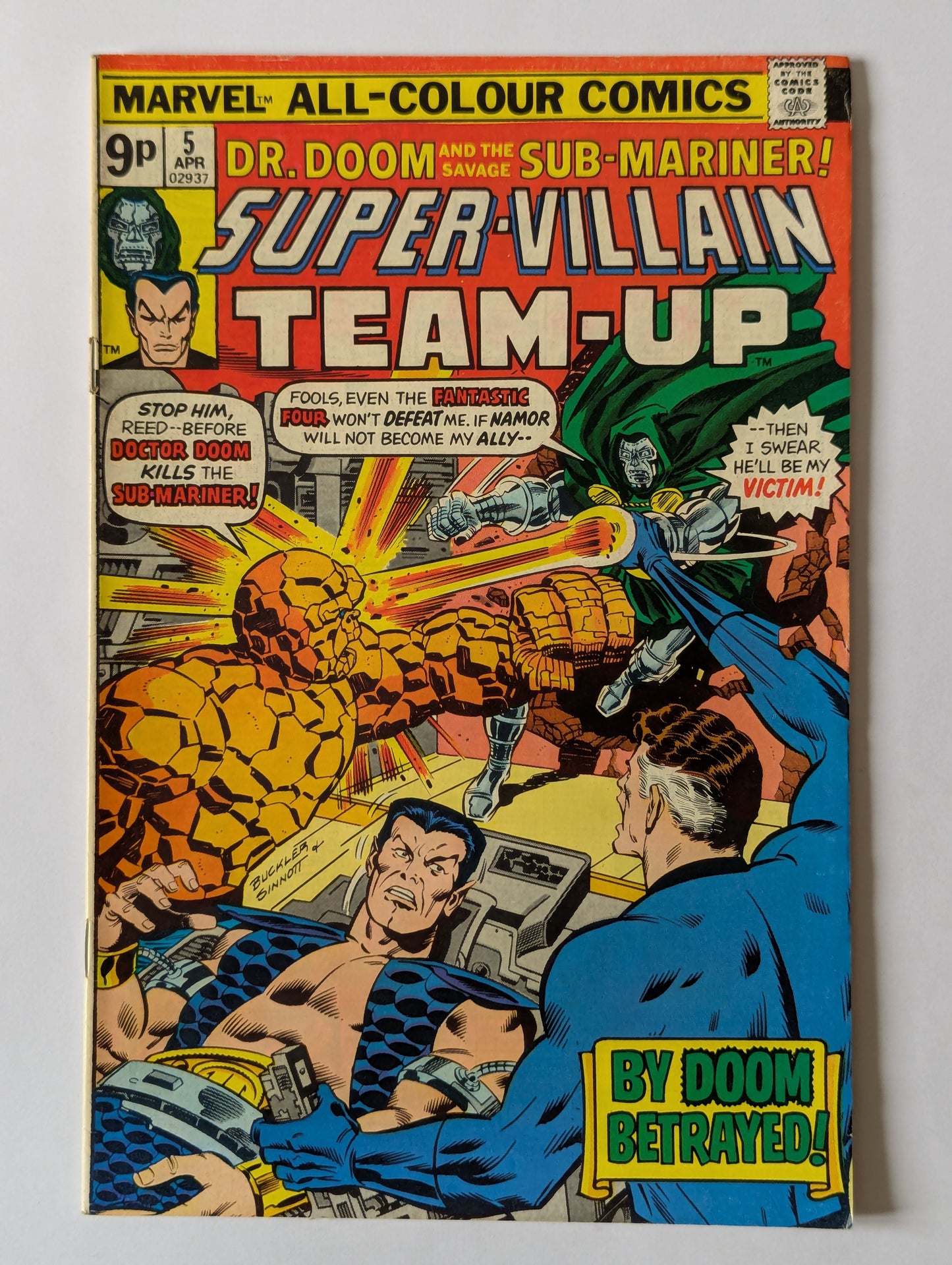 Super-Villain Team-Up #5 Marvel Comic Book