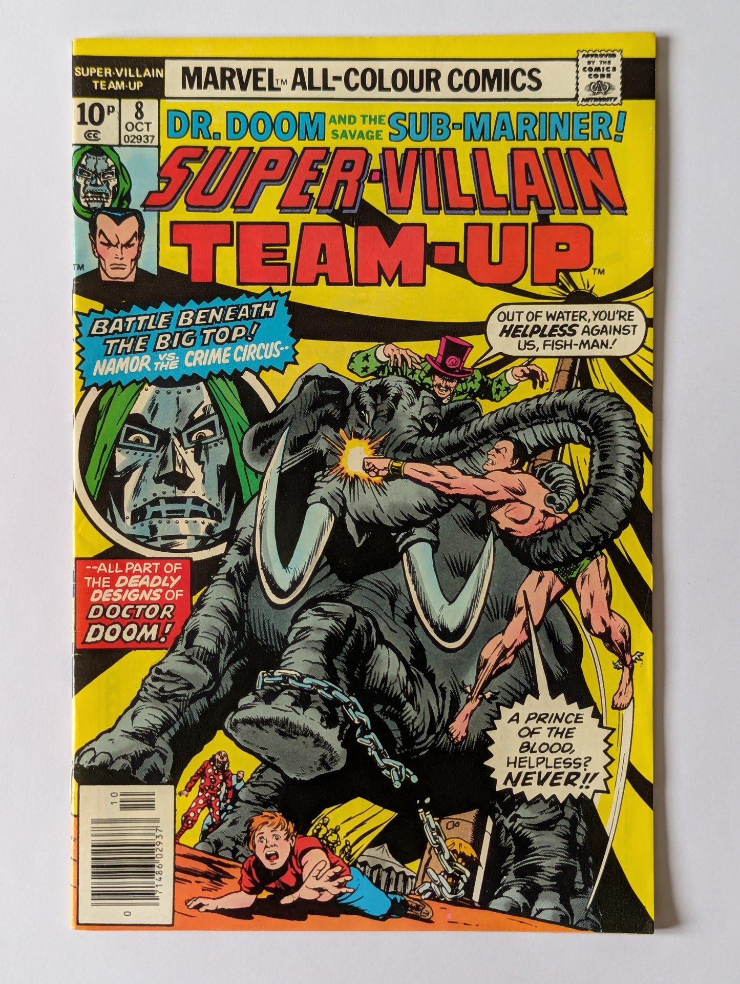 Super-Villain Team-Up #8 Marvel Comic Book