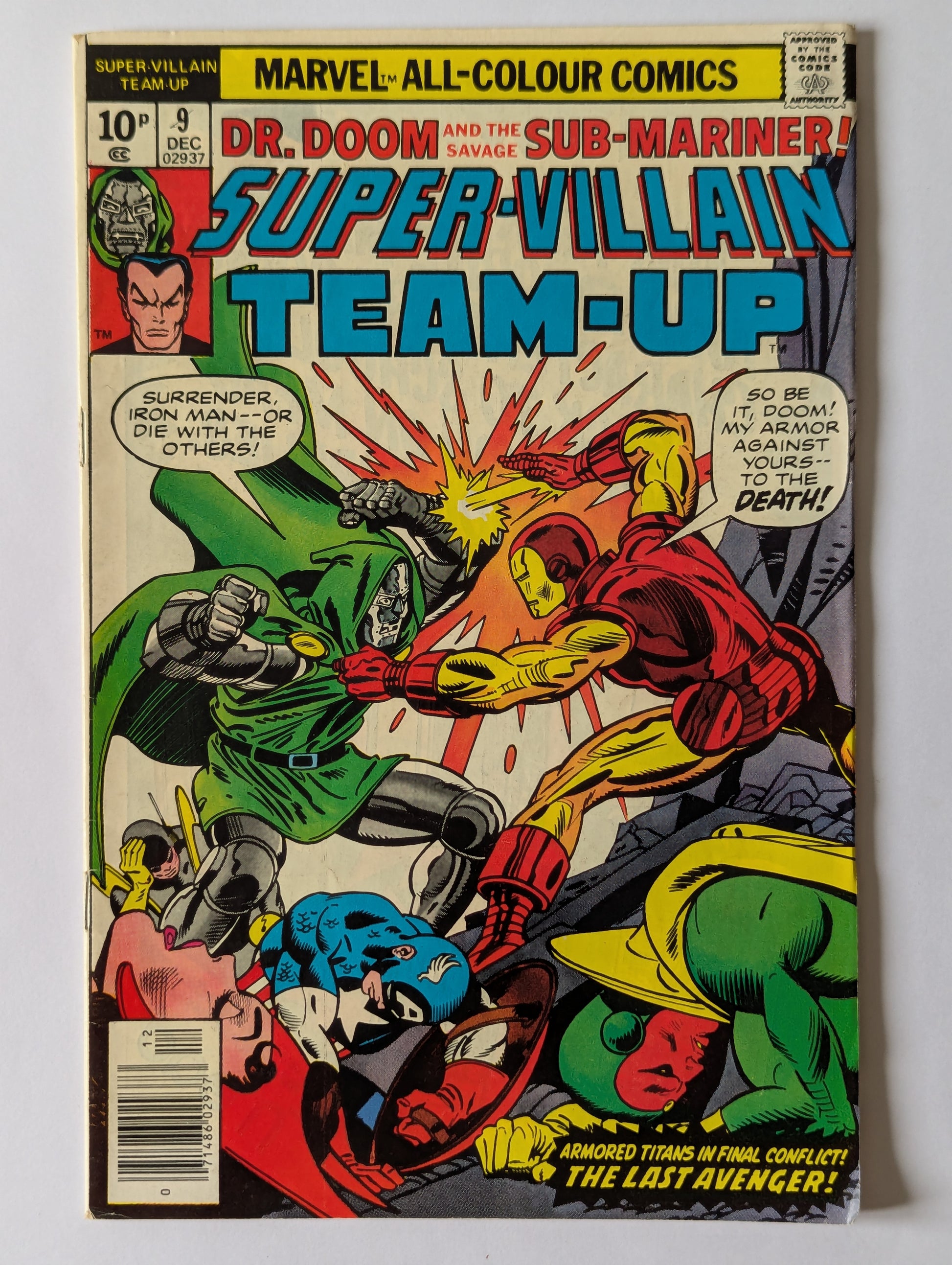 Super-Villain Team-Up #9 Marvel Comic Book
