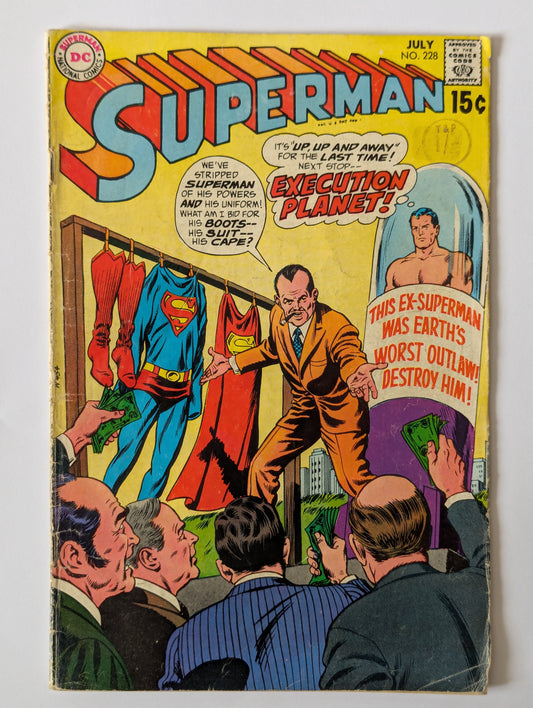 Superman #228 DC Comic Book