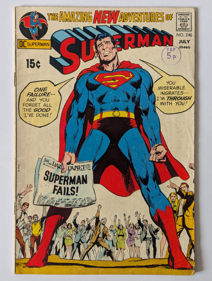 Superman #240 DC Comic Book