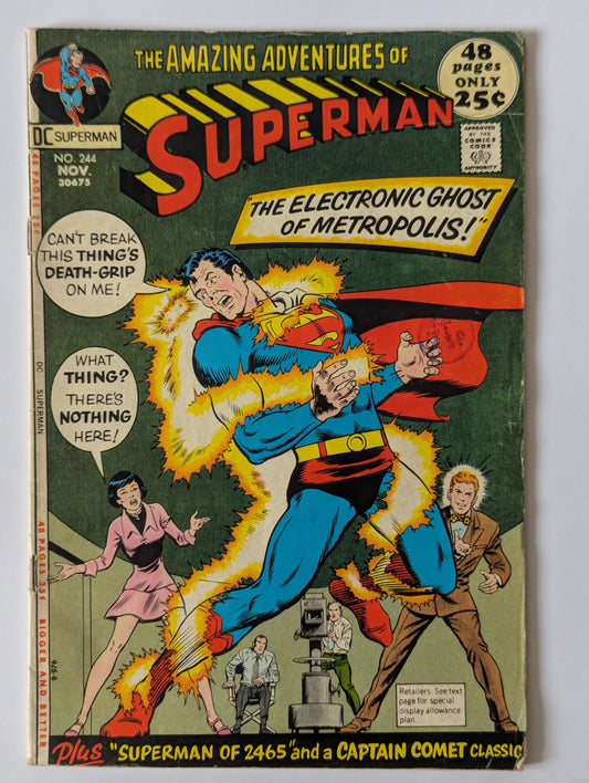 Superman #244 DC Comic Book