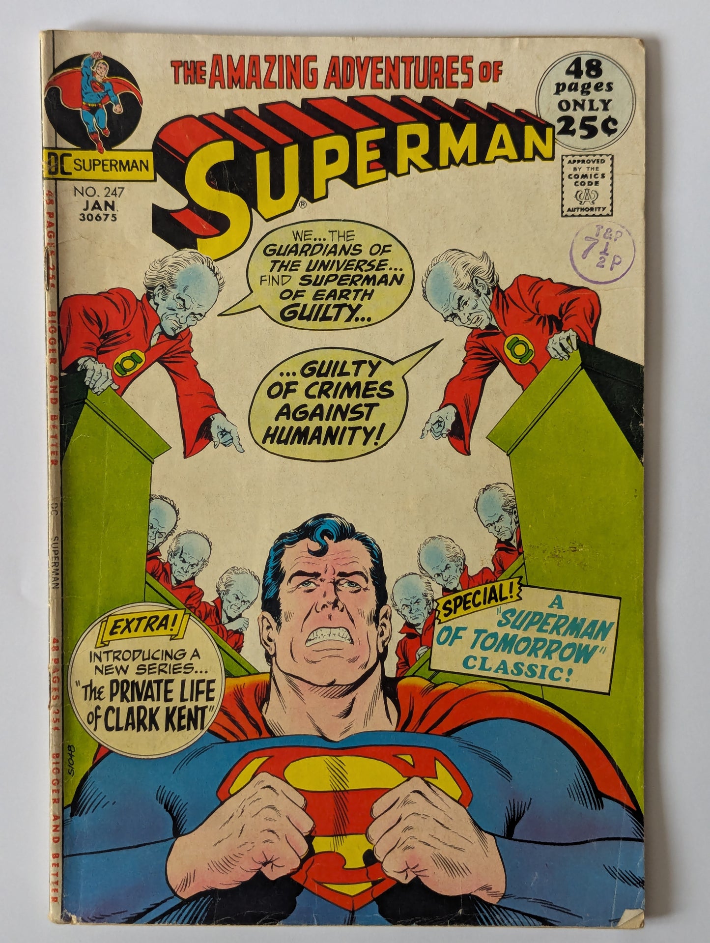 Superman #247 DC Comic Book