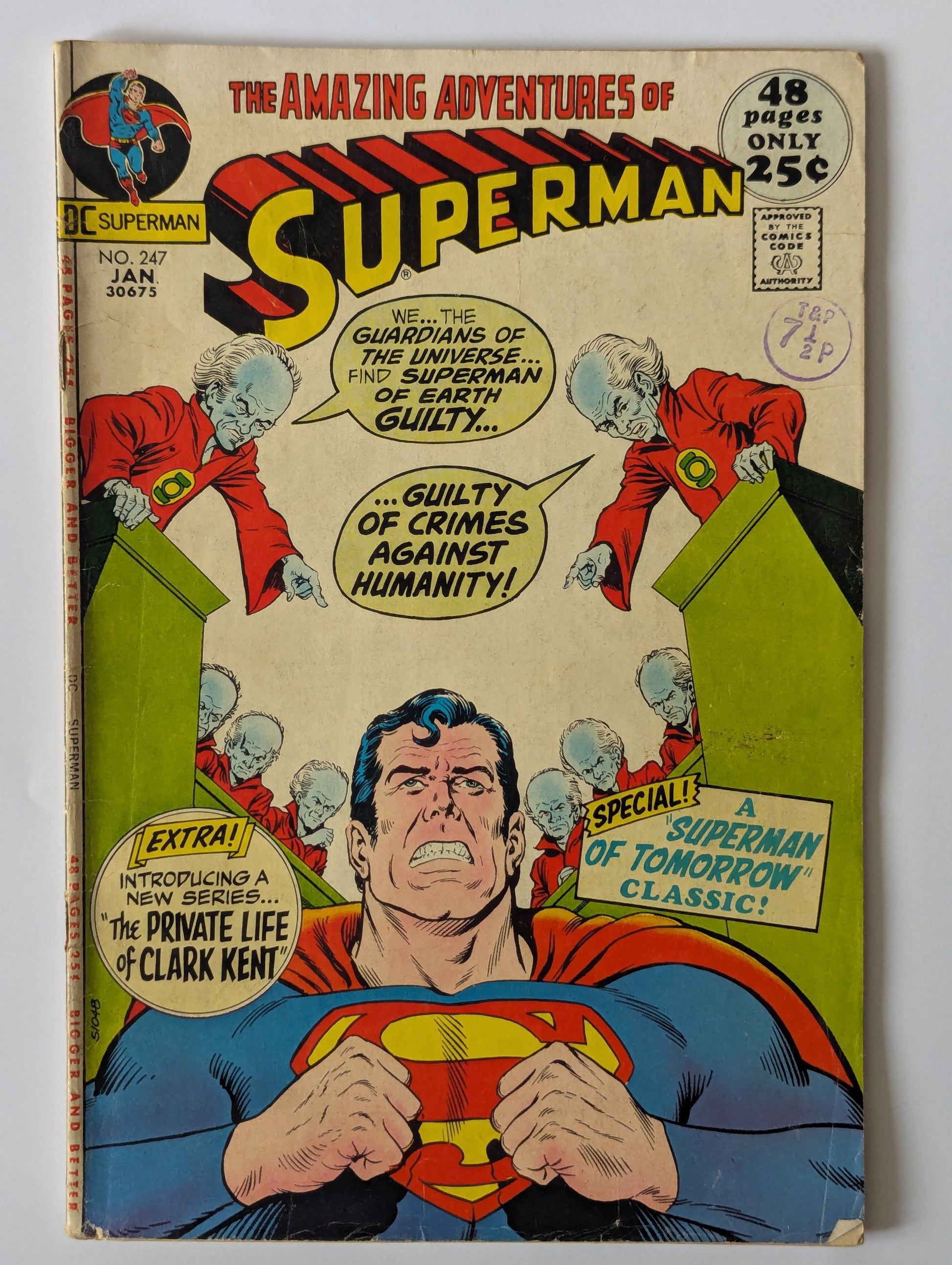 Superman #247 DC Comic Book