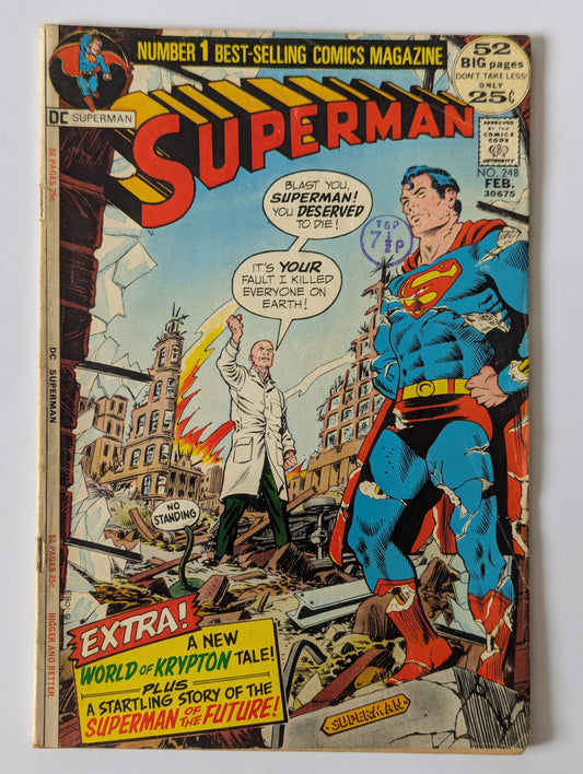 Superman #248 DC Comic Book
