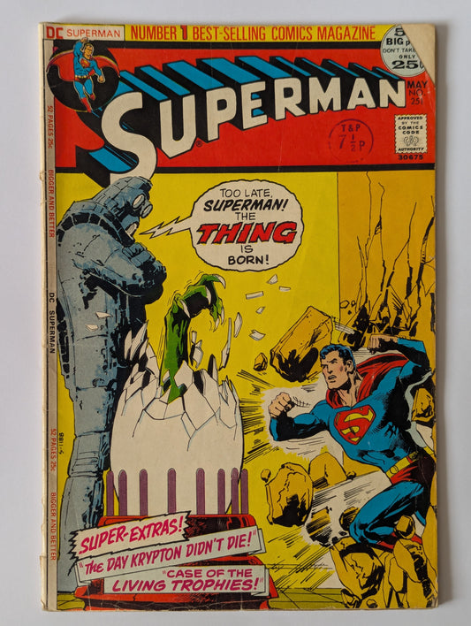 Superman #251 DC Comic Book
