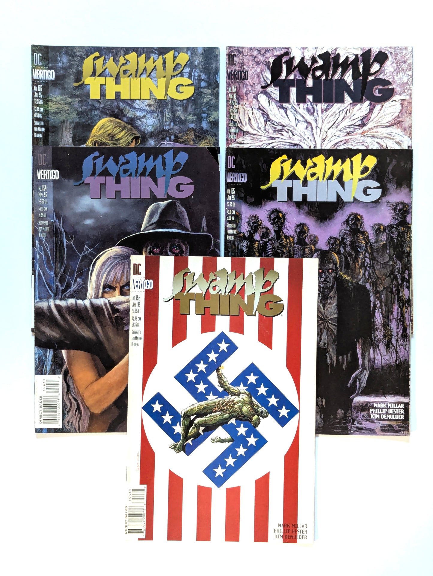 Saga of the Swamp Thing #153-157 (1982 Series) - Reader's Condition Set