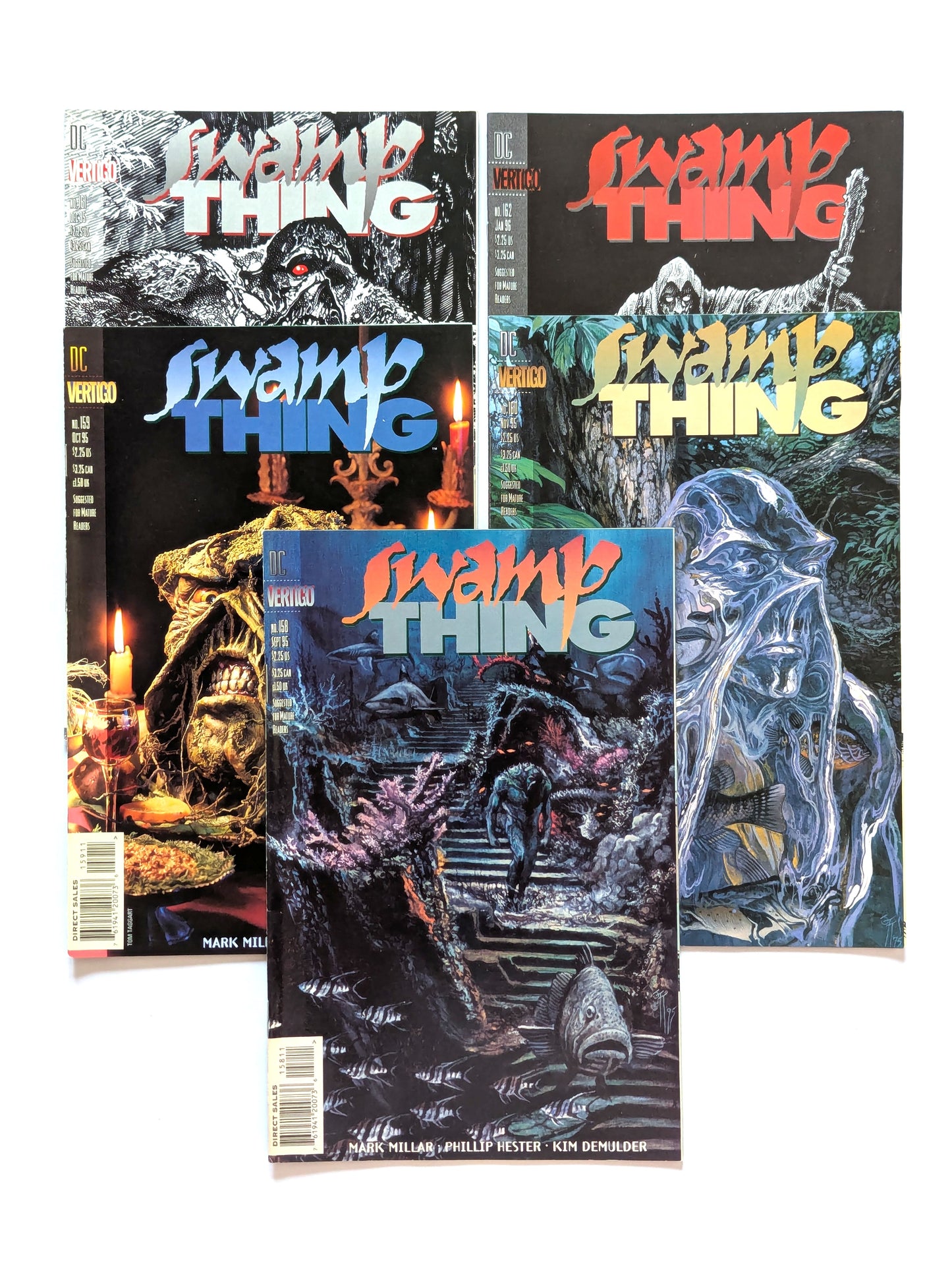 Saga of the Swamp Thing #158-162 Collection DC Vertigo Comic Books