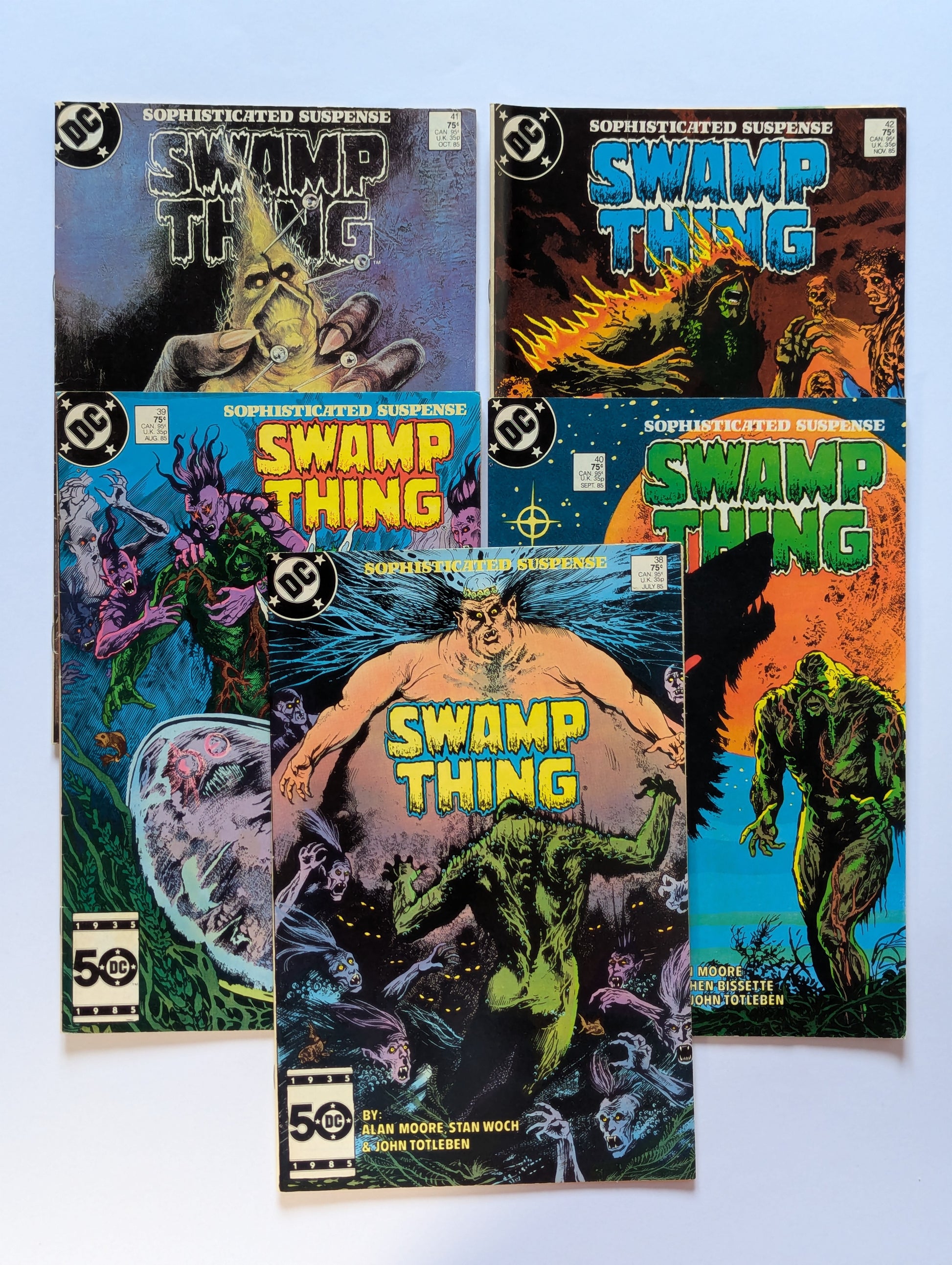 Saga of the Swamp Thing #38-42 Collection DC Vertigo Comic Books