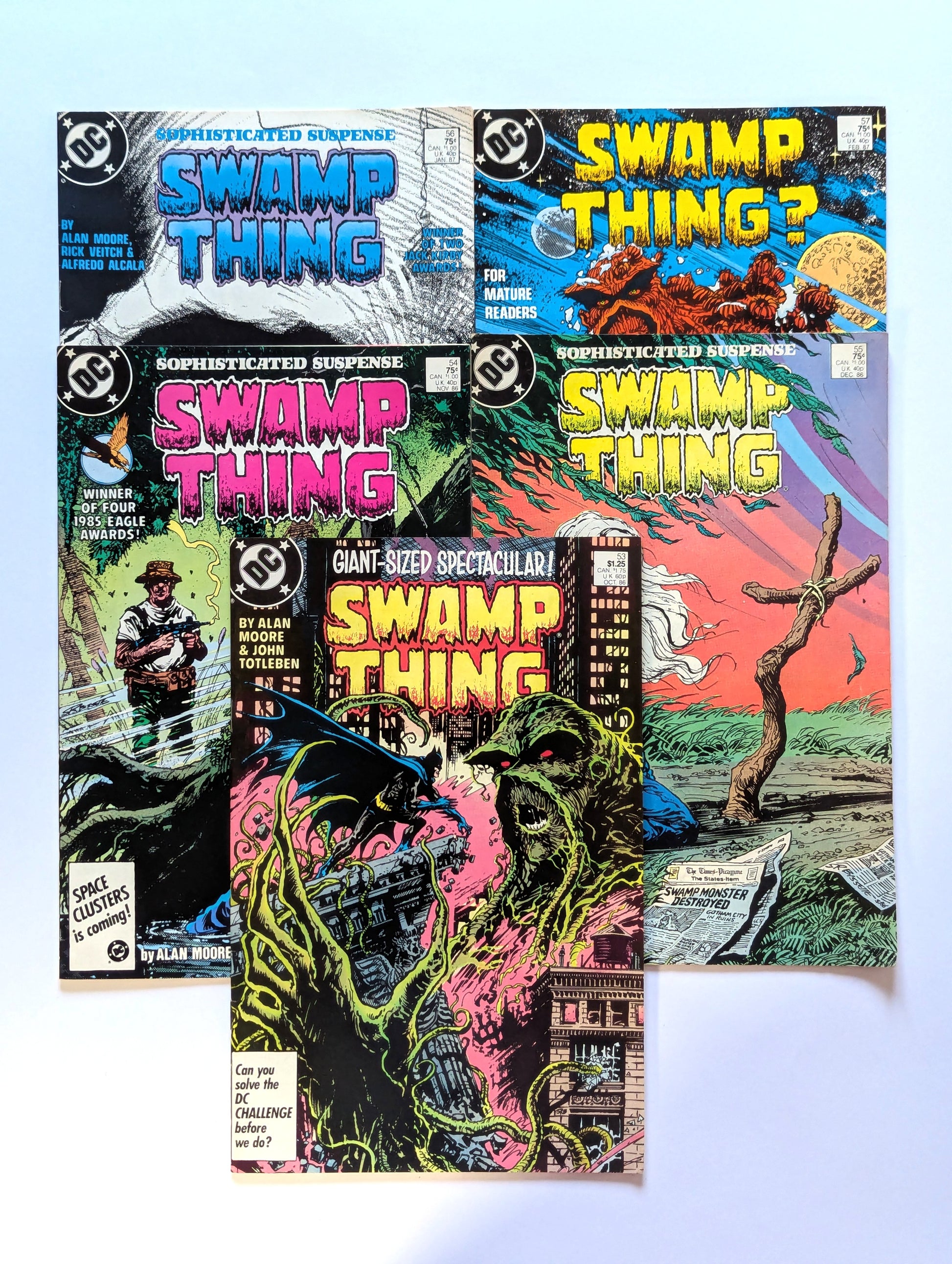 Saga of the Swamp Thing #53-57 Collection DC Vertigo Comic Books
