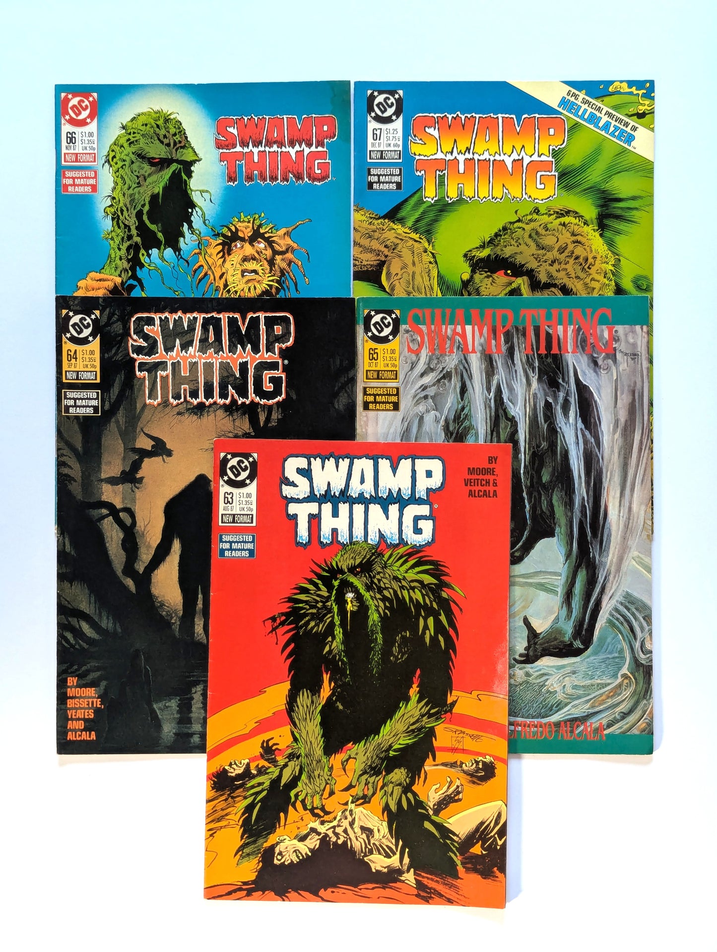 Saga of the Swamp Thing #63-67 Collection DC Vertigo Comic Books