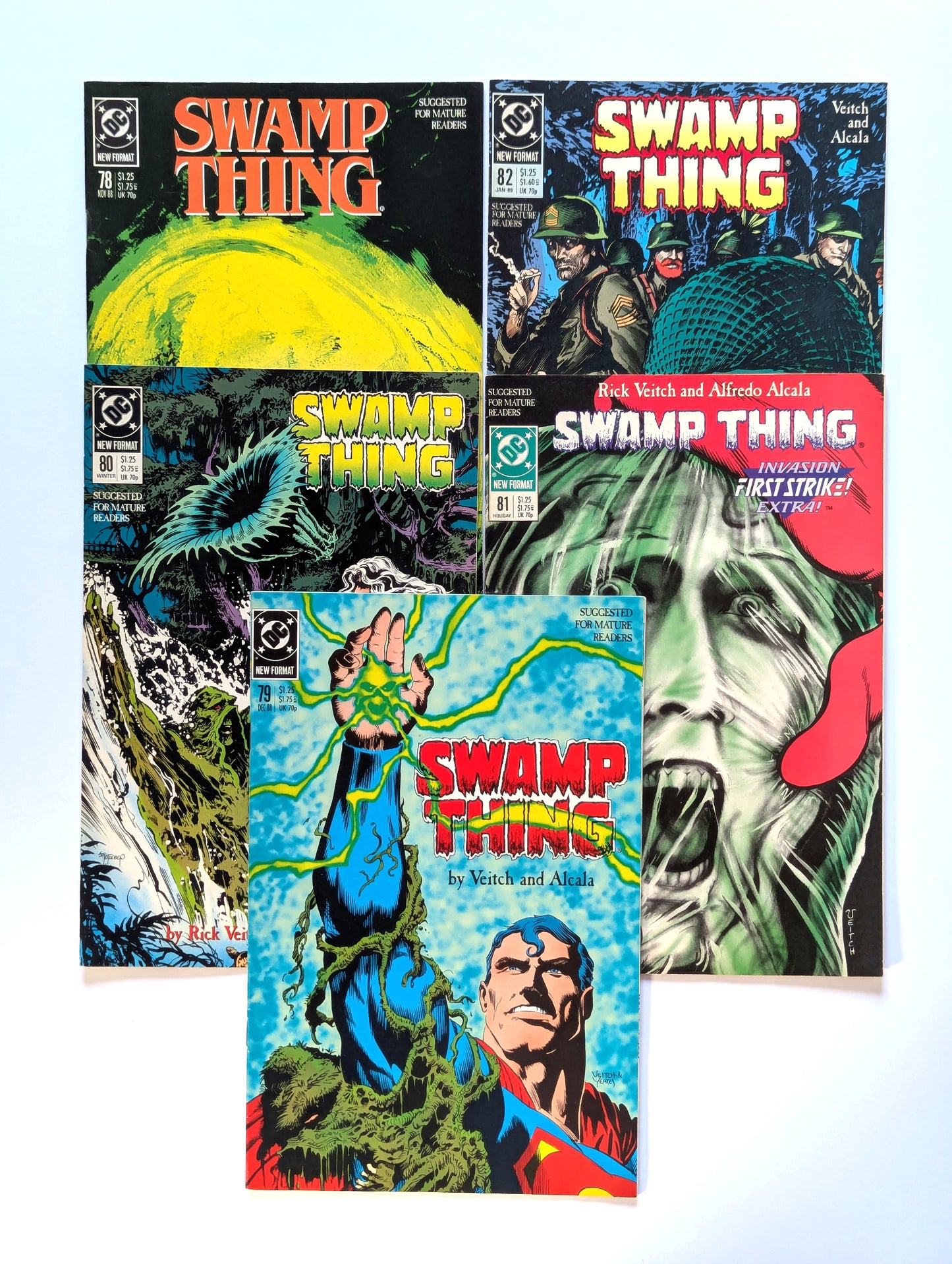 Saga of the Swamp Thing #78-82 Collection DC Vertigo Comic Books