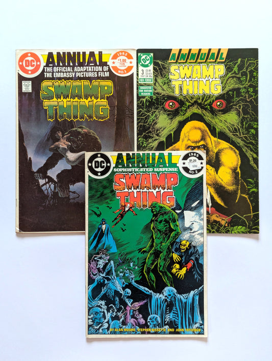 Saga of the Swamp Thing Annual #1-3 Collection DC Vertigo Comic Books