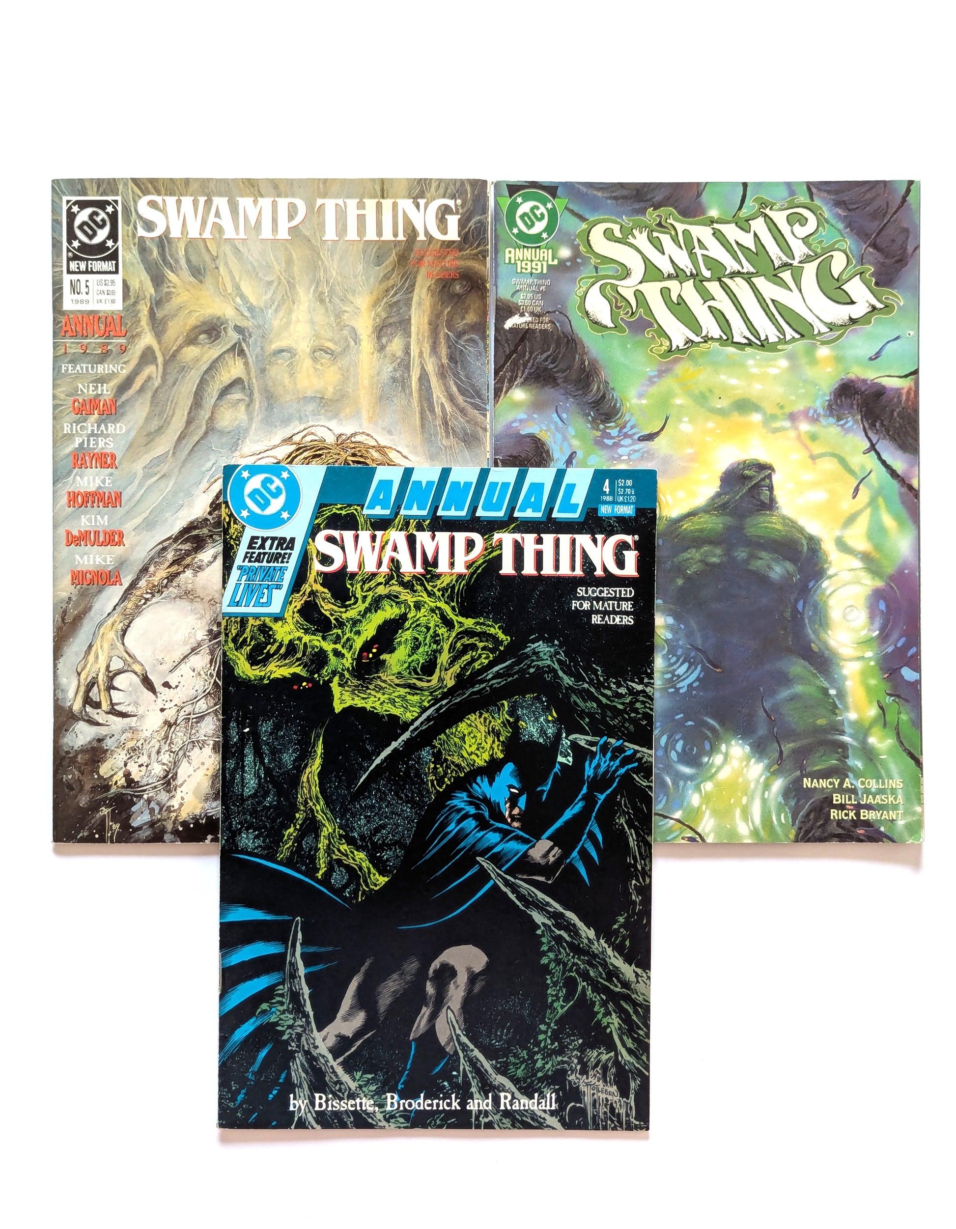 Saga of the Swamp Thing Annual #4-6 Collection DC Vertigo Comic Books
