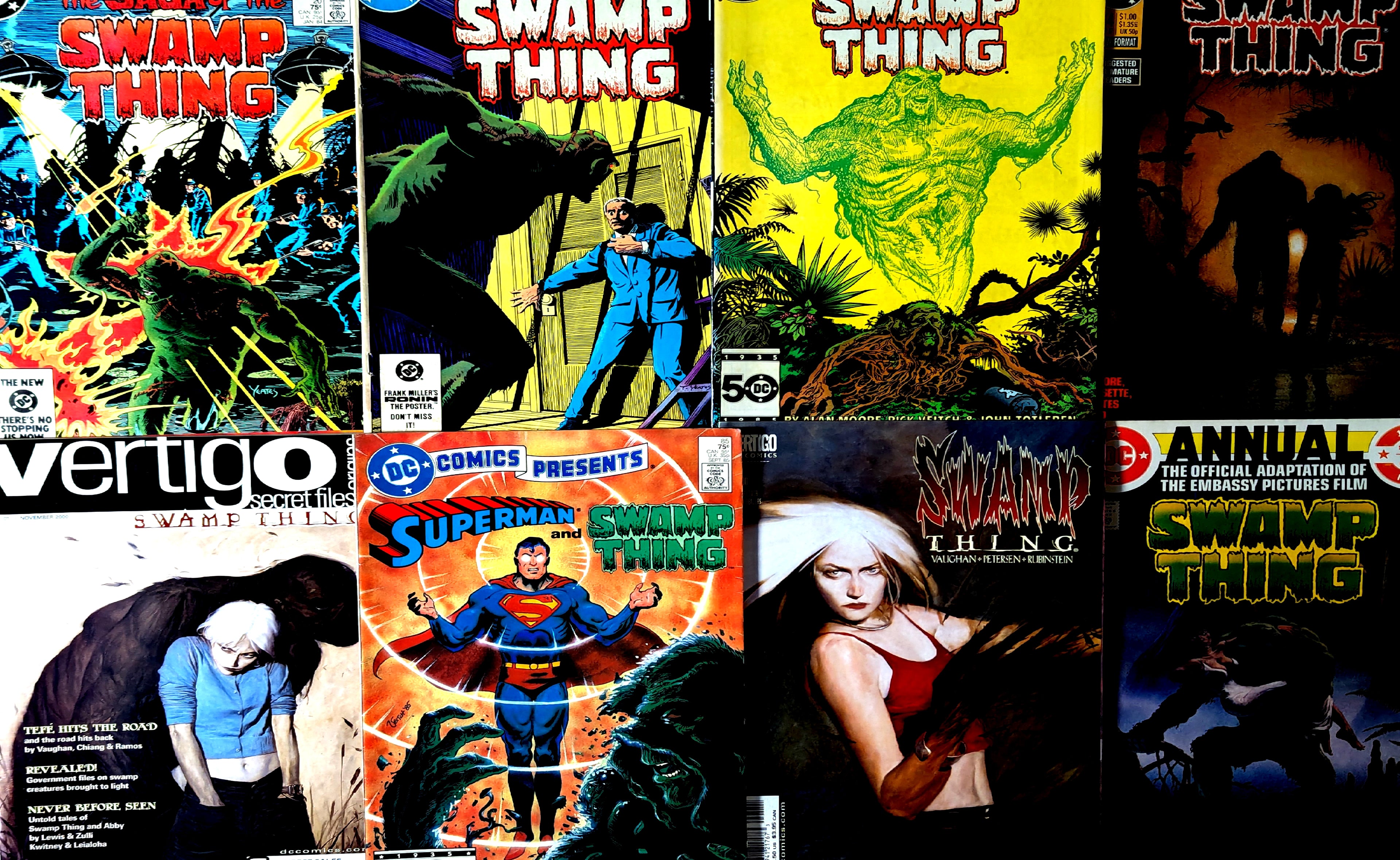 Swamp Thing comics for sale at Comicish Your Back issue Specialist
