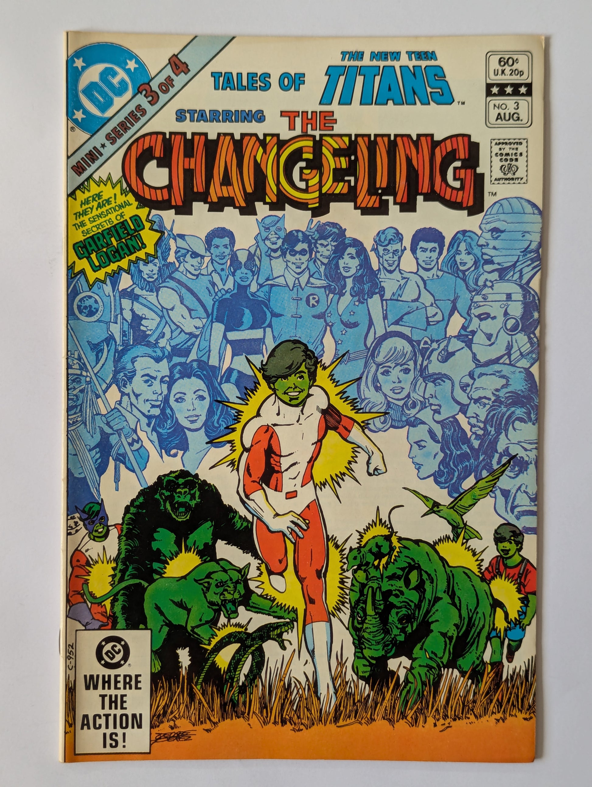 Tales of the New Teen Titans #3 DC Comic Book