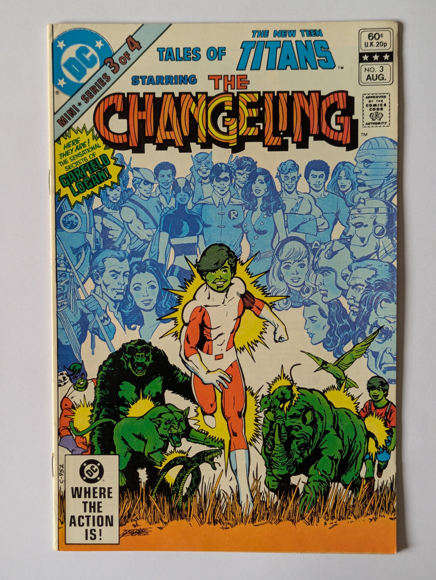 Tales of the New Teen Titans #3 DC Comic Book