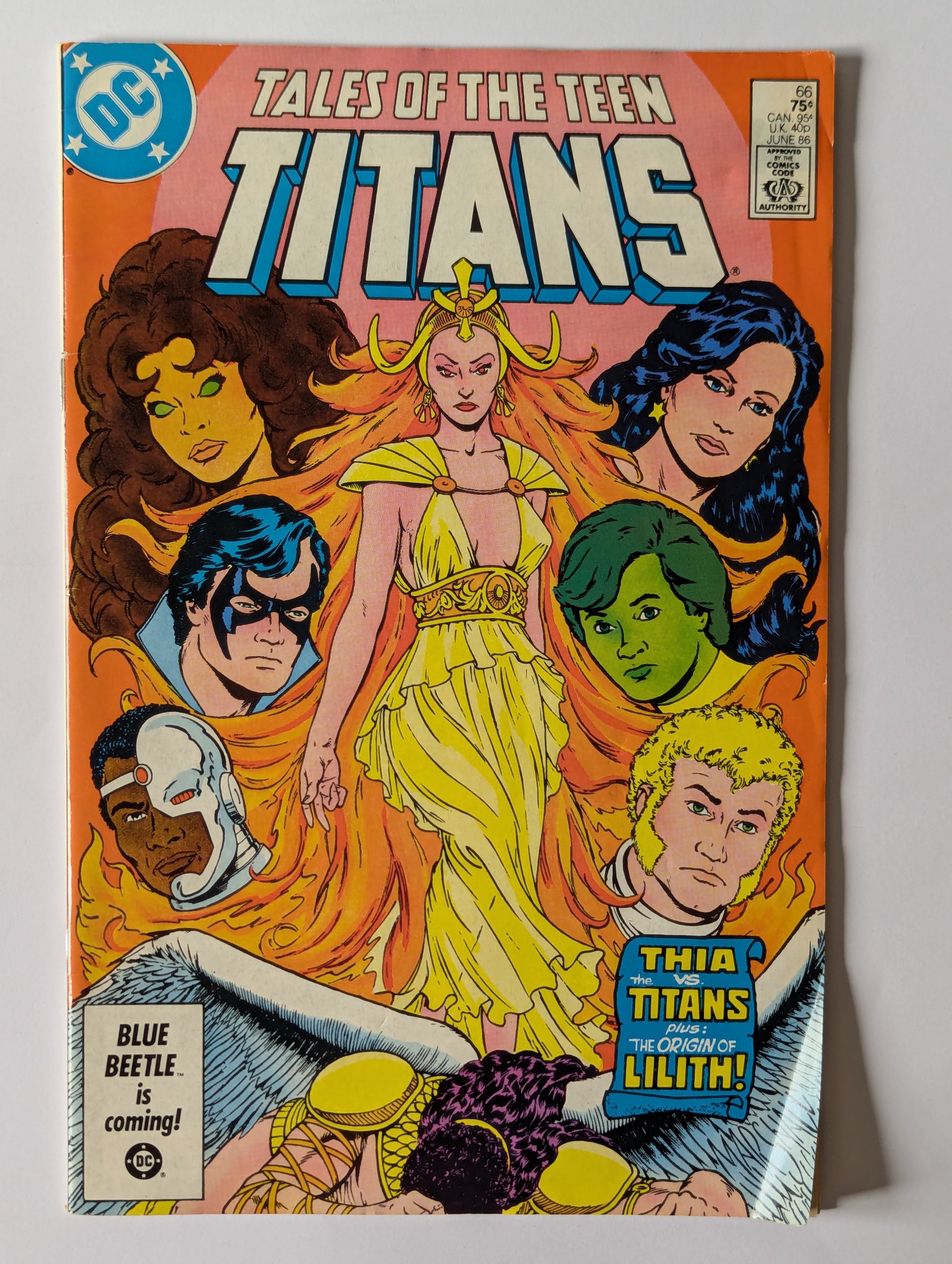 Tales of the Teen Titans #66 DC Comic Book