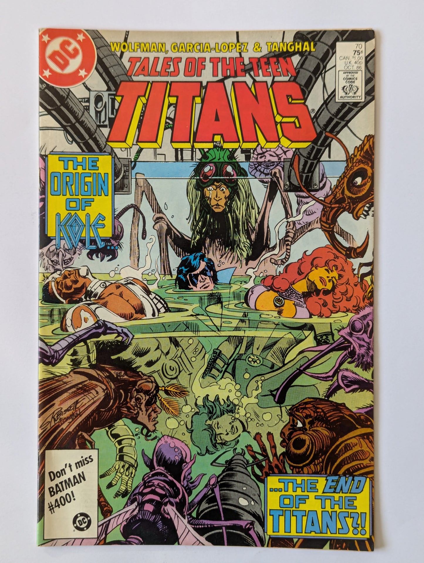 Tales of the Teen Titans #70 DC Comic Book