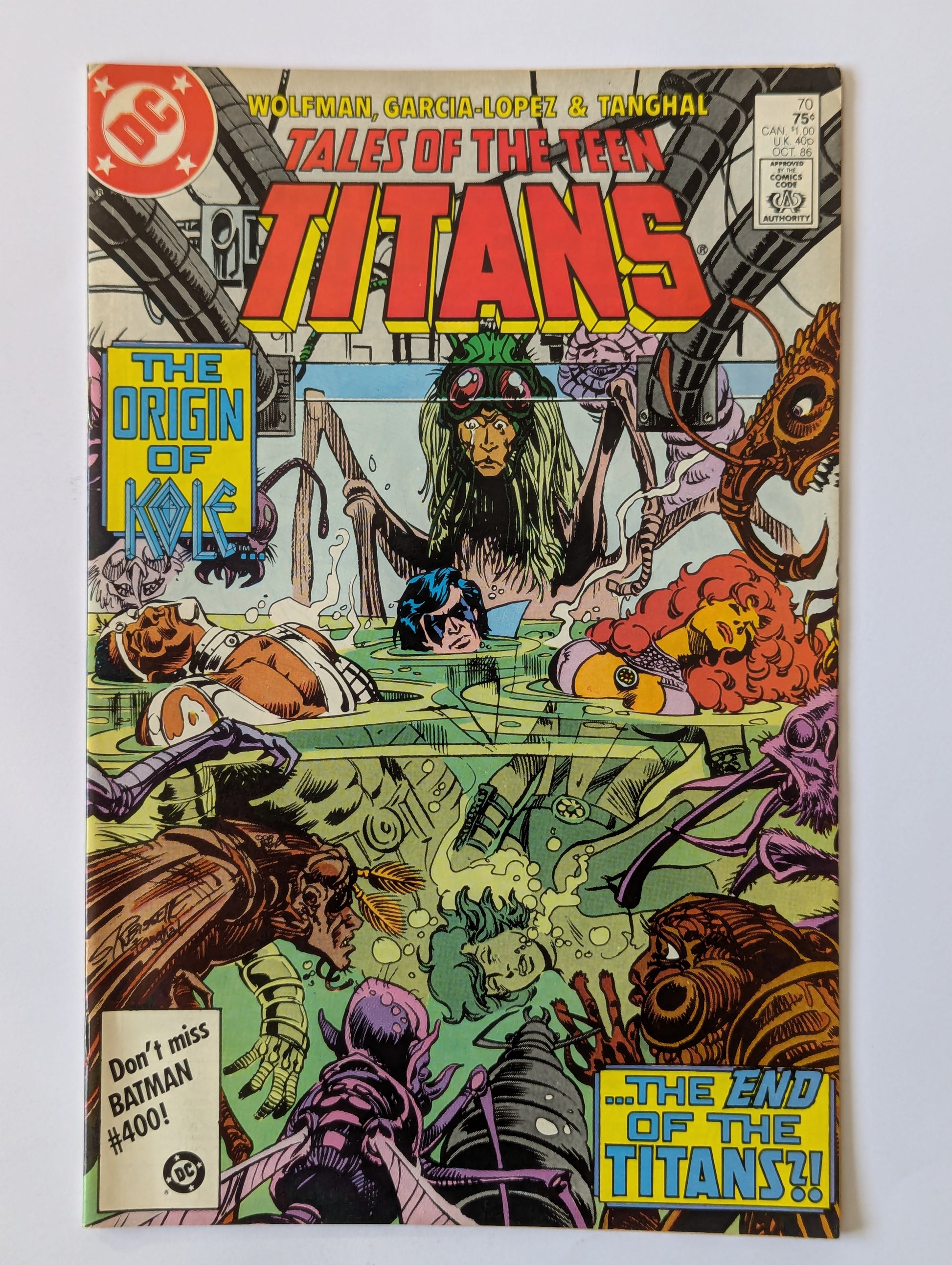 Tales of the Teen Titans #70 DC Comic Book