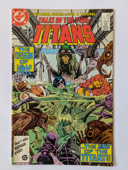 Tales of the Teen Titans #70 DC Comic Book