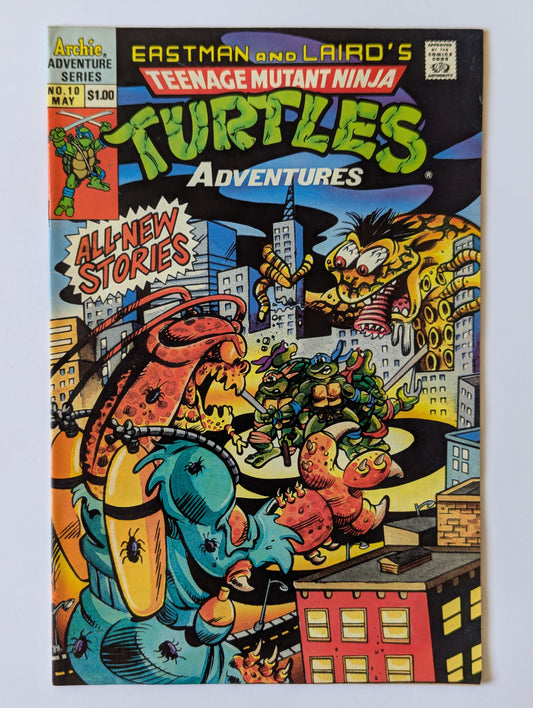 Teenage Mutant Ninja Turtles Adventures #10 Archie Comic Book