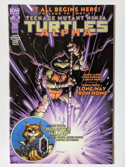 Teenage Mutant Ninja Turtles Alpha #1 IDW Comic Book